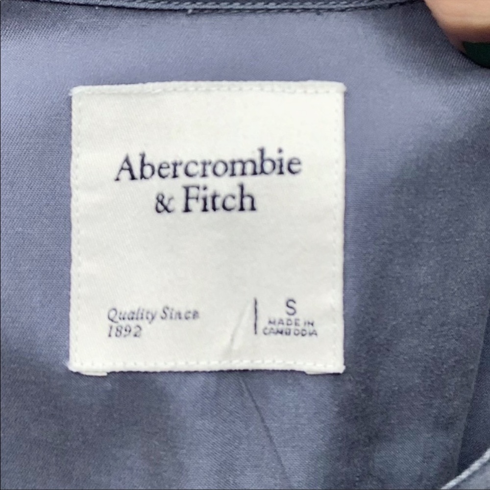 NWT A&F romper button down 3/4 sleeve 1463